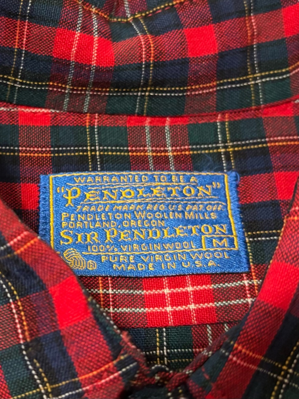 Pendleton virgin wool button down. - Picture 5 of 7